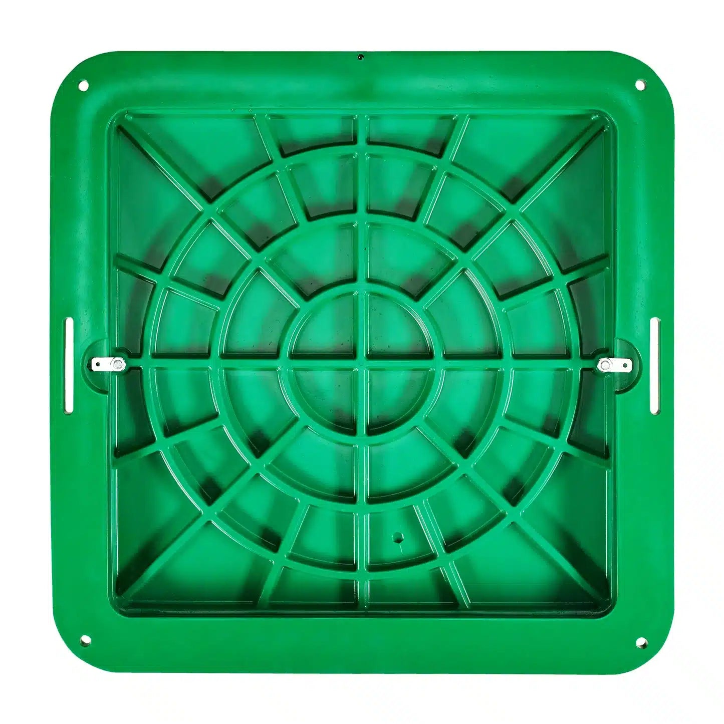 Schachtabdeckung DN710/600 BabylonPlast™ A15 quadratisch mit Schloss Grün