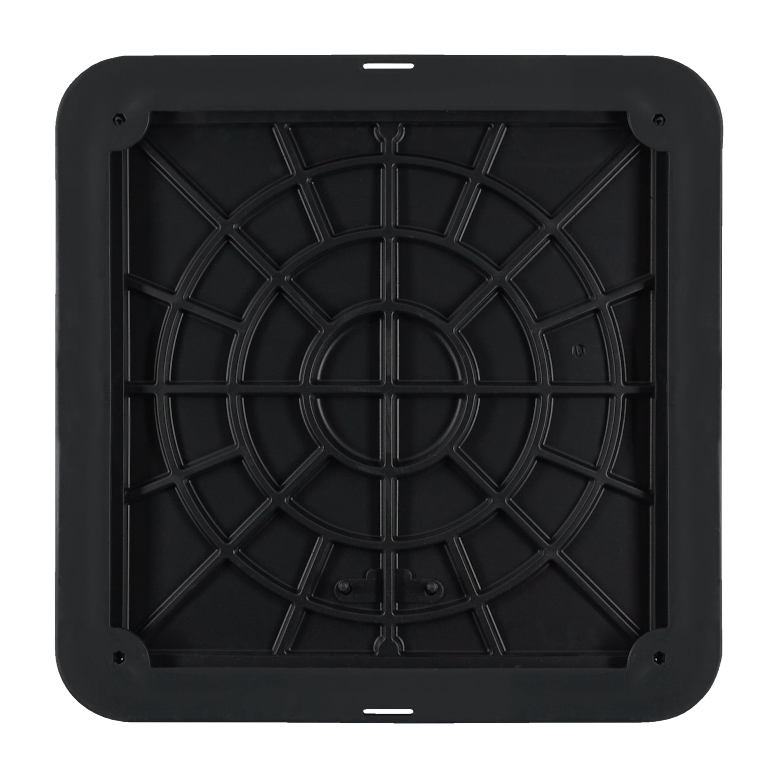 Schachtabdeckung DN720/600 BabylonPlast™ A15 quadratisch mit Schloss Schwarz