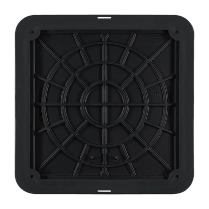 Schachtabdeckung DN720/600 BabylonPlast™ A15 quadratisch mit Schloss Schwarz