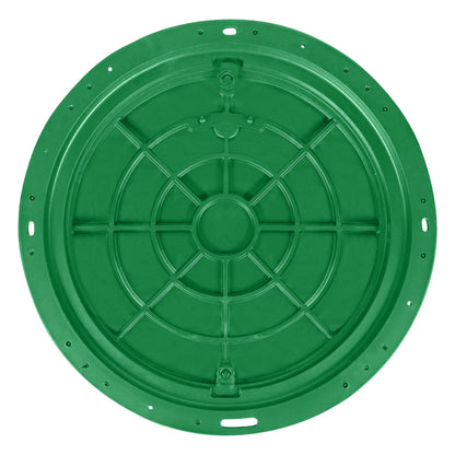 Schachtabdeckung DN600/780 BabylonPlast™ A15 Mit Schloss Grün
